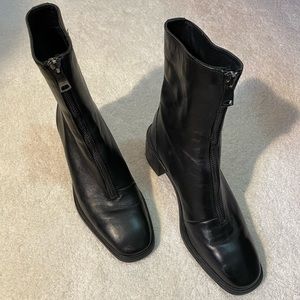Zara Front Zip Boots
